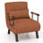Daveah Twin or Smaller 23.5" Wide Tight Back Futon Chair-2100073153