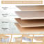 L-Shaped Reception Desk with Lockable Drawers and Storage Shelves, Multi-Functional Computer Desk for Office-27733804-27733802