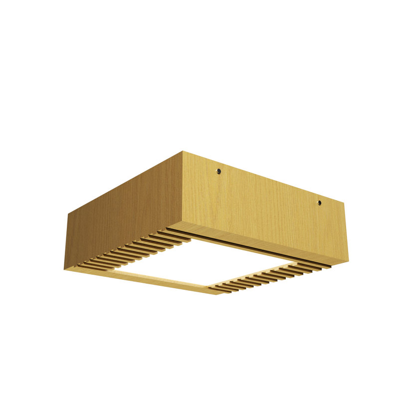 Ripado 1 - Light LED Flush Mount, 4.68" H x 15.6" W x 15.6" D, Organic White