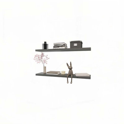 Grey Floating Shelf
