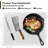Cutting Boards For Kitchen - 20 X 15 X .5" Black Colour Coded Plastic Cutting Board With Non Slip Surface - Dishwasher Safe Chopping Board