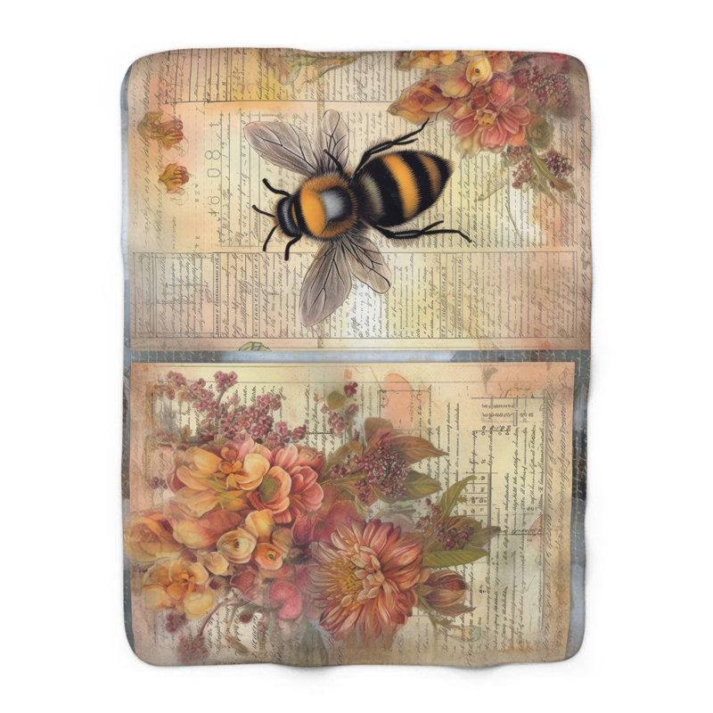 Hive Homecoming Handbook - 1 Pièce Premium Sherpa Couverture - Luxueux Art Print Design, Grand lit