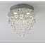Plafonnier encastré en cristal 4 lumières Transitional-112910342