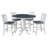 Anduena Extendable Solid Wood Top Pedestal Dining Set-545317417-630744155