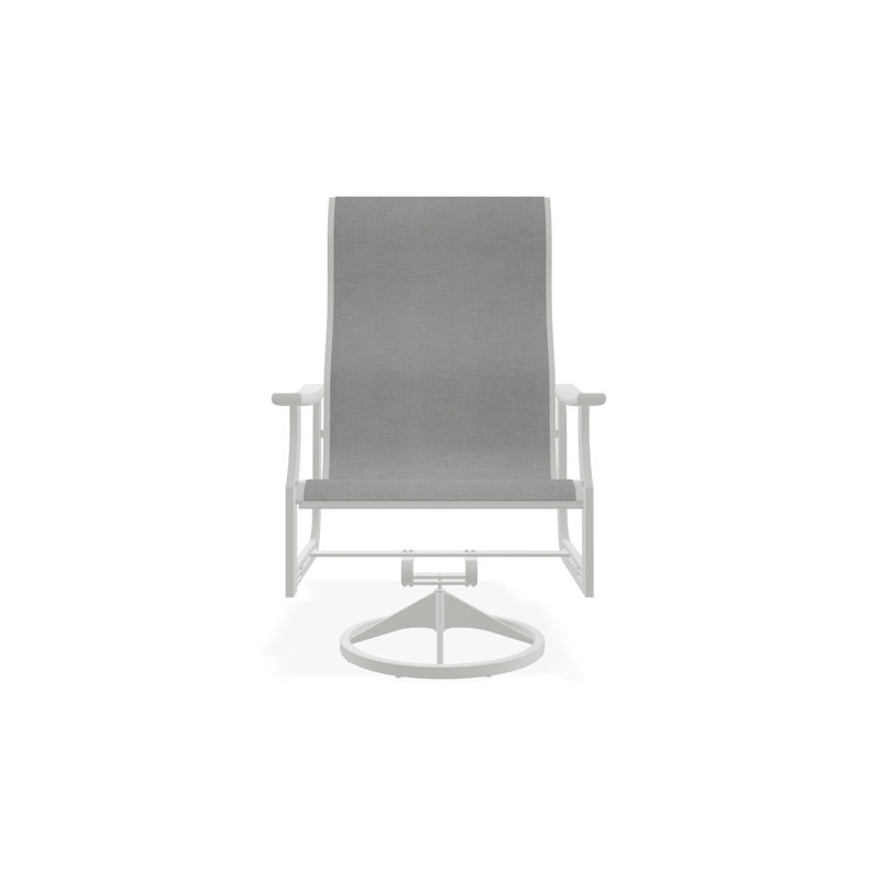St. Catherine Polymer Outdoor Lounge Chair, Snow, White 6D Sunbrella®