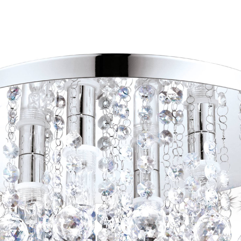 Isabeau Crystal LED Flush Mount