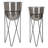 Metal Pot Planter