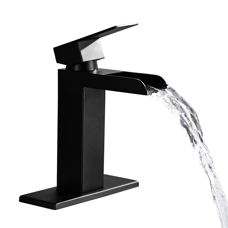 Robinet cascade noir avec passe-partout à poignée simple Out exceptionnelle Outillage