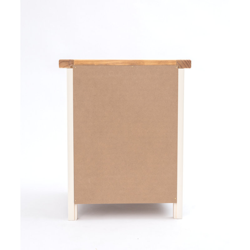 Azaria 45cm W Plywood / Laminate Board Bedside Table