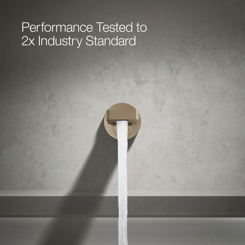 Composed® Wall-Mount Tub Spout, Vibrant Brushed Bronze