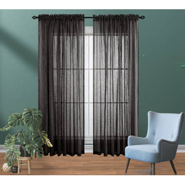 Chiane Linen Semi-Sheer Sliding Panel Pair