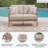 Cliffs Beach Outdoor Loveseat With Cushion