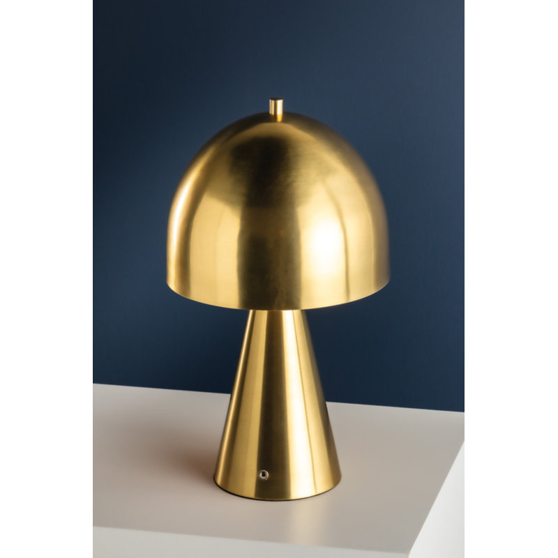 HOPKINTON Rechargeable Table Lamp, Gold, Gold