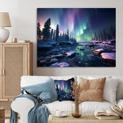 Canada Lumière polaire II sur toile