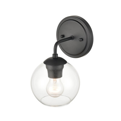 1 lumière de 6 po Applique en nickel satiné