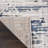 Engleman Contemporary Blue/Ivory Area Rug-958364133