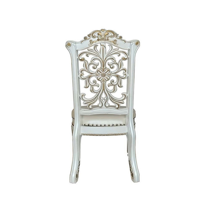 Kamielle Upholstered Side Chair in Antique Pearl (Set of 2)