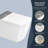 Modern Integrated Smart Toilet, Auto Open/Close Lid, Heated Seat, Triple Flush System, Foot Sensor & Remote Control, LED Display, Night Light