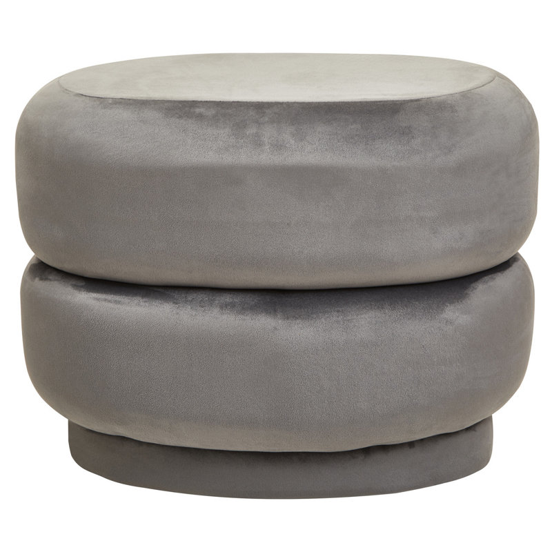 Manufactured Wood Accent Stool, Grey