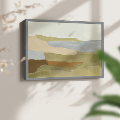Stacked Landscape IV - Reproduction encadrée - Restickable