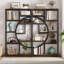 Tall Storage Rack with 9 Tiers, Display Shelf, Indoor Plant Stand