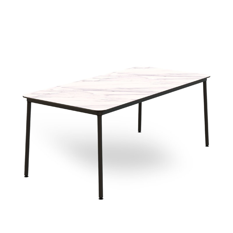Hub Dining Table, 29.53"H x 70.87"L x 35.43"W, White