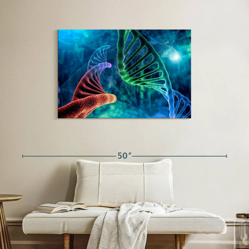 Keiri Two DNA Strands, 26" H x 39" W