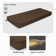 Coussin de banc de baie de 4 po Premium