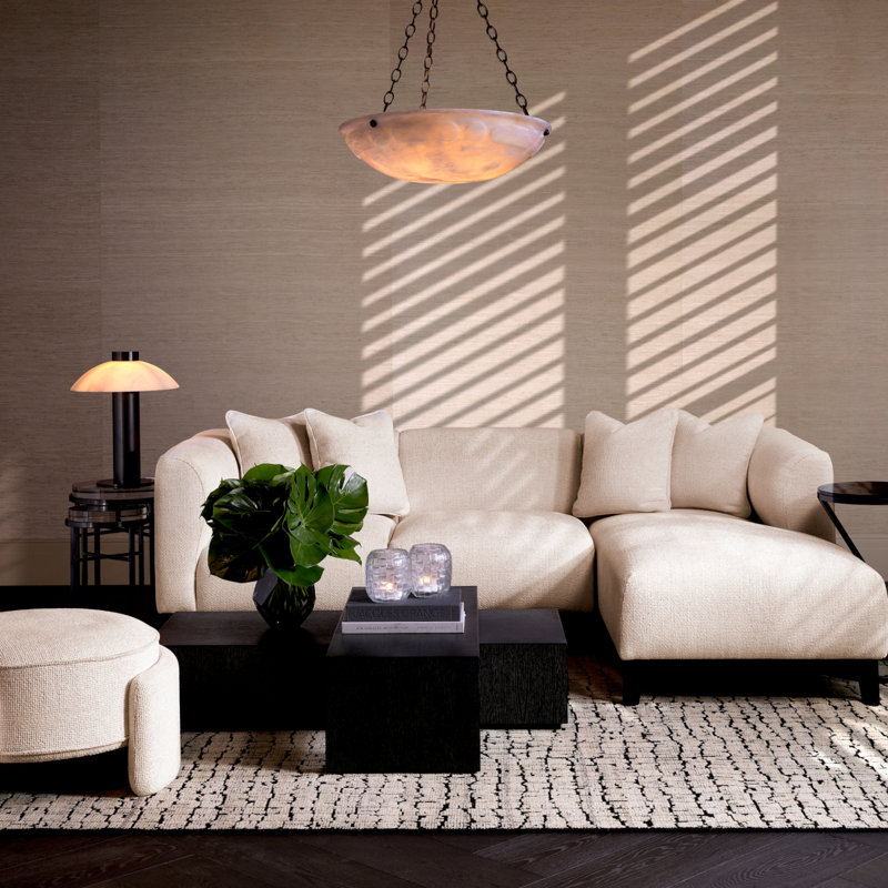 Sofa Corso Lounge Right Lyssa Off-White, Right Hand Facing