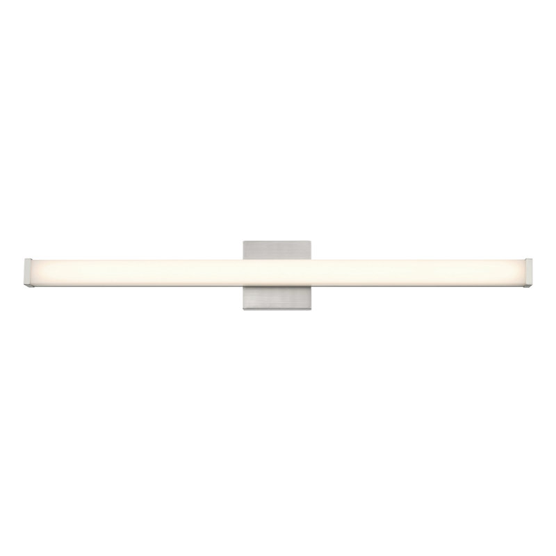 Éclairage pour meuble-lavabo à DEL Ronning, H 2 po x l 36 po x P 2 po, Nickel brossé