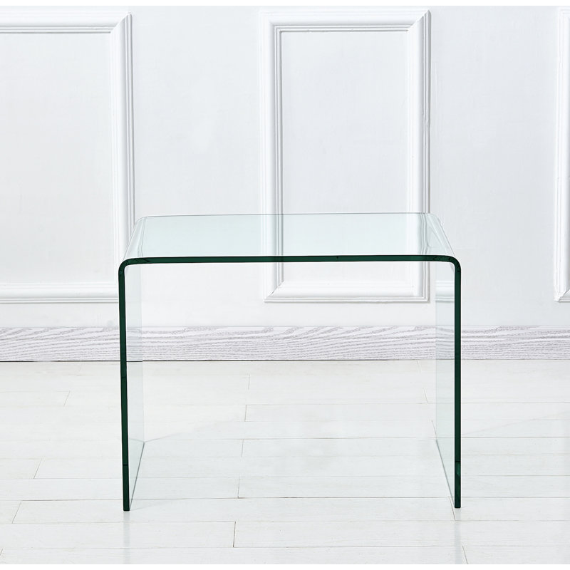 Small Clear Glass Side End TableTempe Glass End Table Small Coffee Table