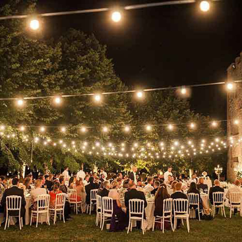 Abrego Outdoor 24 - Bulb 48'' Plug-in String Light