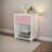 Grajales Kids Nightstand with One Drawer,White Bedside Table with Drawer and Open Partition,Modern Nightstand,Children's Bedside Table-773377099