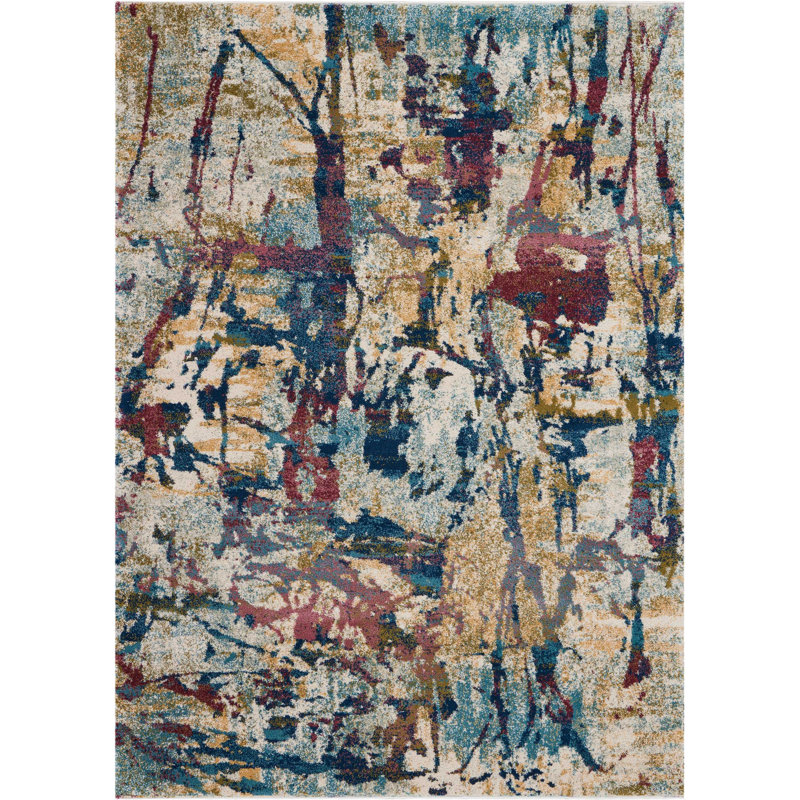 Dreya Abstract Indoor Rug, Rectangle 5'3" x 7'3"