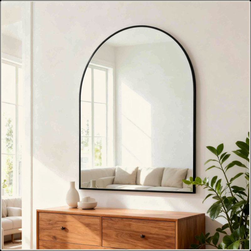 Miroir de salle de bain, Noir