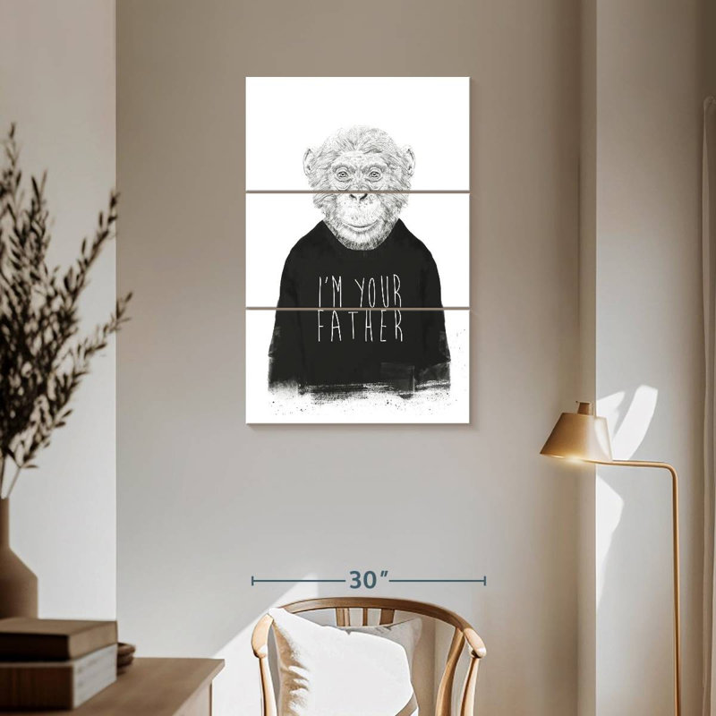 Brampt I'm Your Father, 57" H x 36" W
