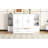 Queen Size Murphy Bed With Drawer (White)