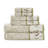 Embroidered Soft Cotton Jacquard 6 Piece Towel Set Bath Towel Set Hand Towel Fingertip Towel-431428763