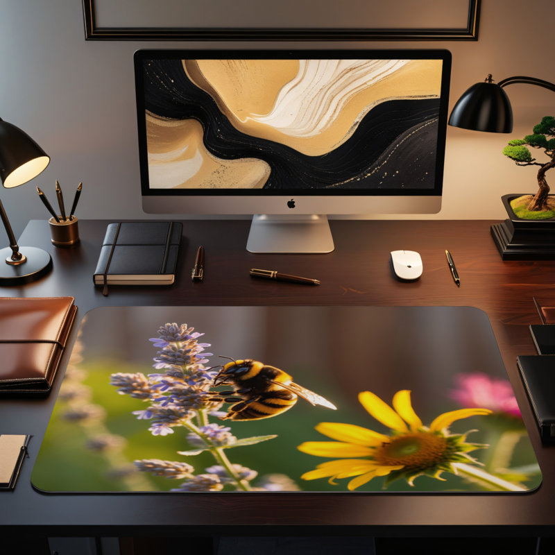 Polyester Desk Pad, 14.4x12.1