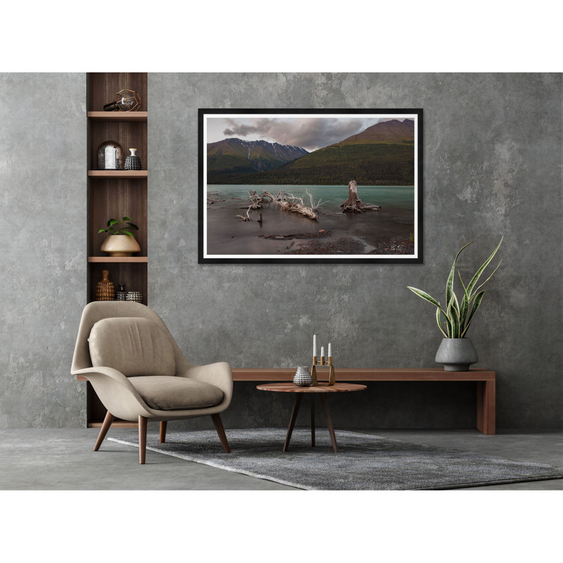 Bois flottant clair de lune II, Noir, H 35,5 po x l 54,75 po x P 1,5 po