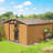 Outsunny 11' x 13' Outdoor Storage Shed, Garden Tool Metal Shed with Foundation Kit, Double Lockable Door, Air Vents and Sloping Roof, for Backyard, Patio, Lawn, White-98202132-98202130