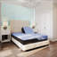 Matelas hybride en mousse à mémoire de forme 12 po et base réglable-264595928