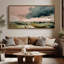 «Pink Sky Modern Landscape», impression sur toile, salon-364049992-364049994