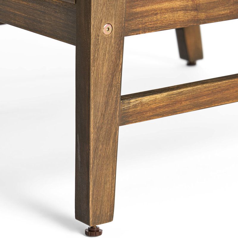 Fauteuil club gris foncé - Bois pour un espace extérieur élégant avec une structure moderne