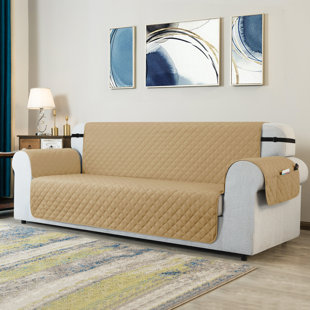 Polyester Box Cushion Sofa Slipcover
