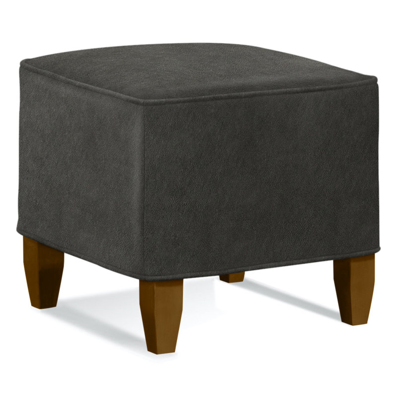 Brooklyn Square Ottoman, Brown Geometric, 0456-33, Havana