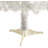  Artificial White Christmas Tree with Bendable Branches and LED Lights