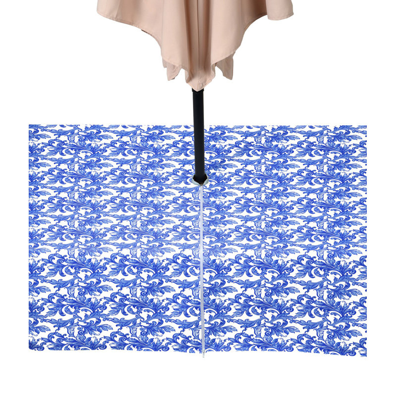 Vines Outdoor Water Repellent Tablecloth, 84" x 60"