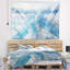 Tapisserie paysage paysage bleu glacier-28486425