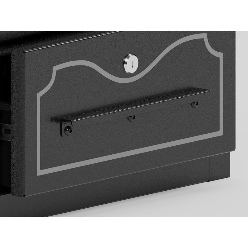 Extra Large 8 Gun Safe for Rifles and Pistols, Quick Access Cabinet with Drawer and Removable Shelf